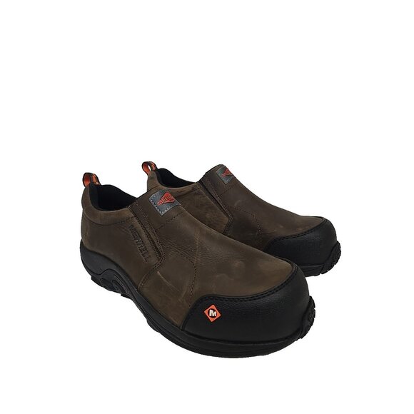 Merrell Men's Jungle Moc LTR CT CSA Work Shoes J003345W Brown Size 11W - Picture 1 of 8